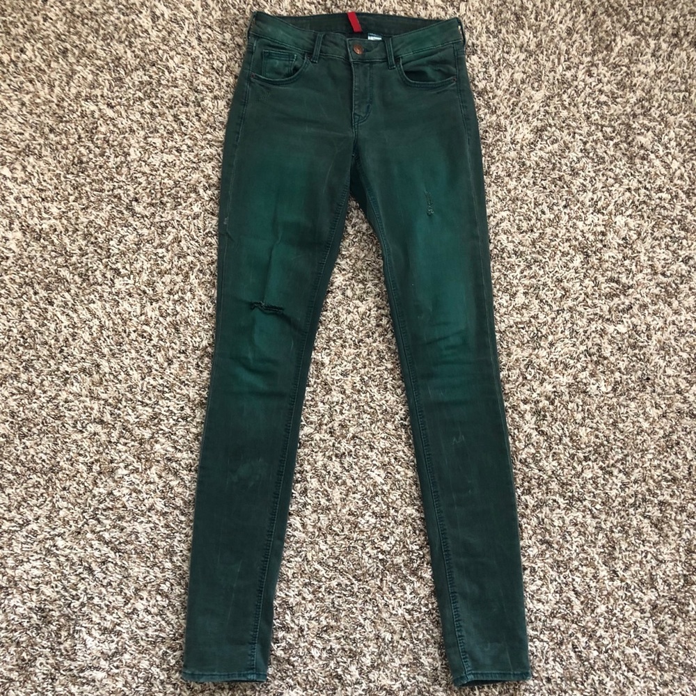 Green jeans